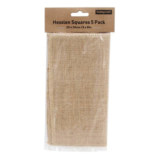 Hessian Squares 5 Pack
