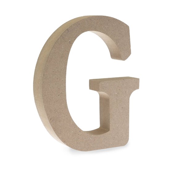 MDF Wooden Letter G 13cm
