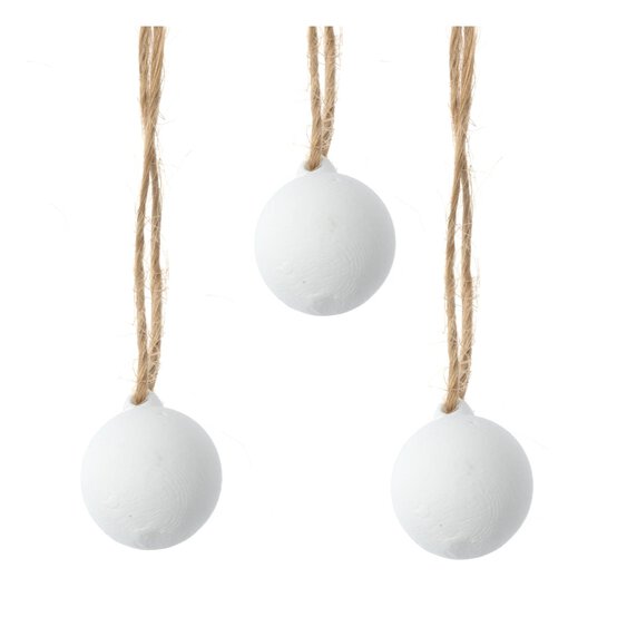 Mini Ceramic Baubles 3 Pack