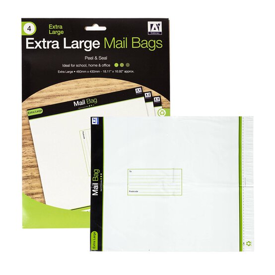 Extra Large Mail Bags 4 Pack