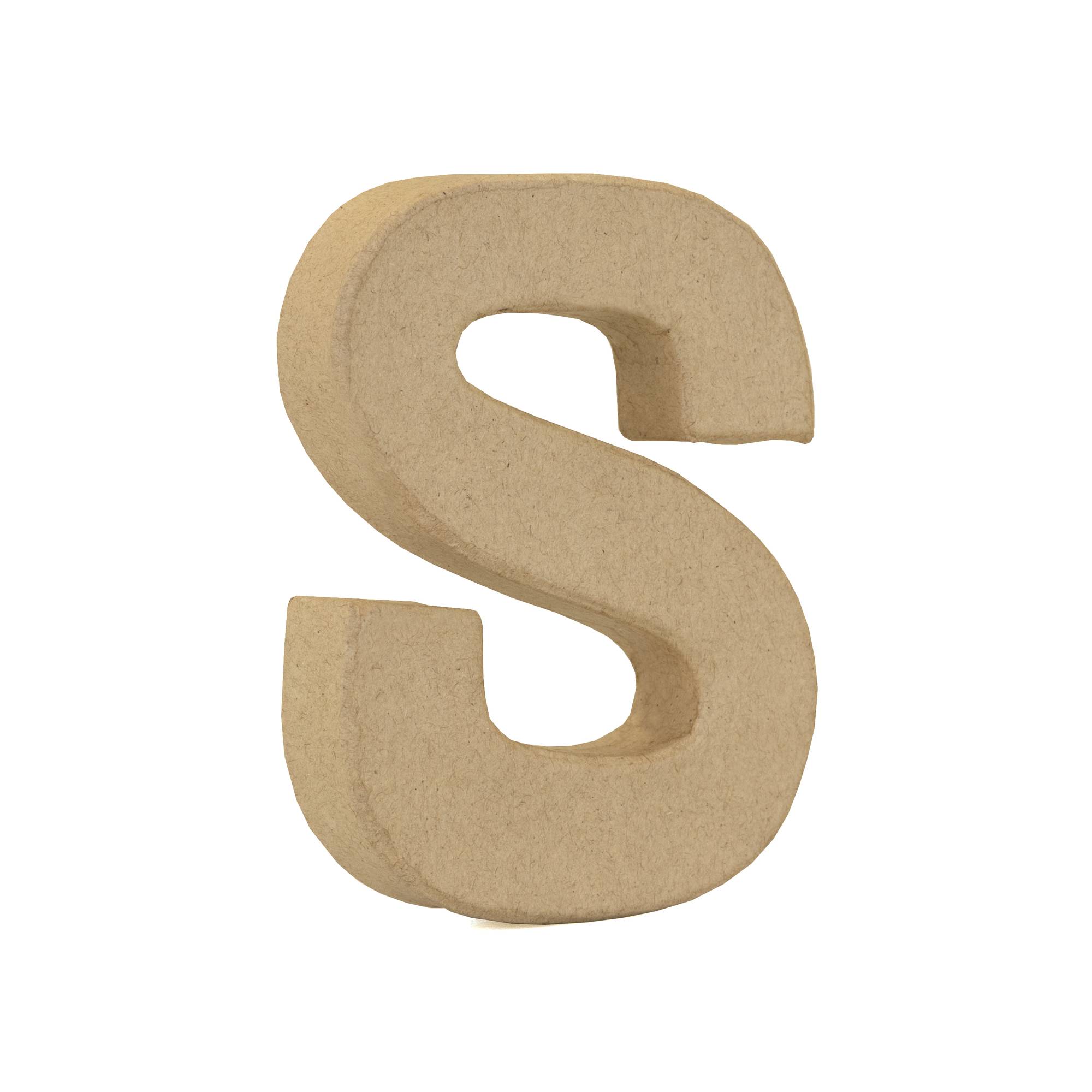 Mini Mache Letter S 10cm