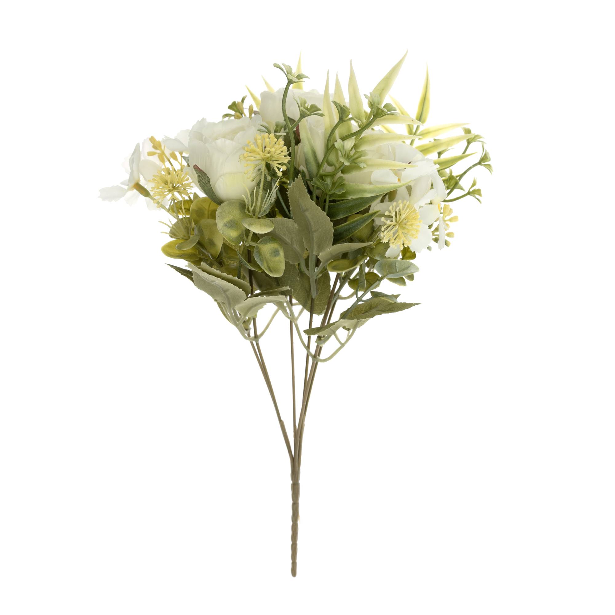 White Blooming Bouquet 28cm