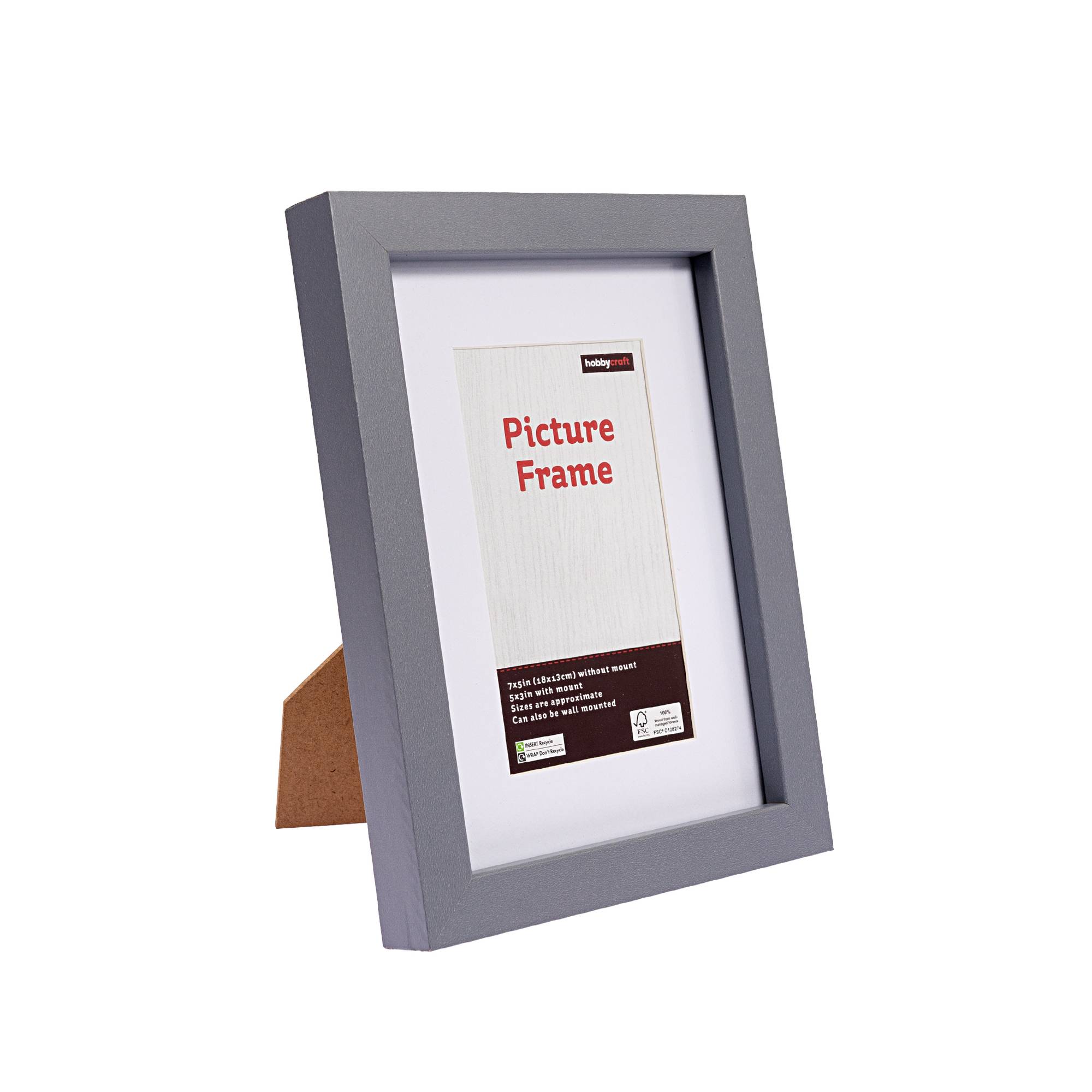 Light Grey Picture Frame 18cm x 13cm