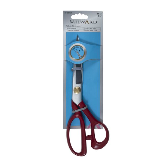 Milward Red Fabric Scissors 24cm