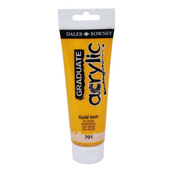 Daler-Rowney Graduate Gold Acrylic Paint 120ml