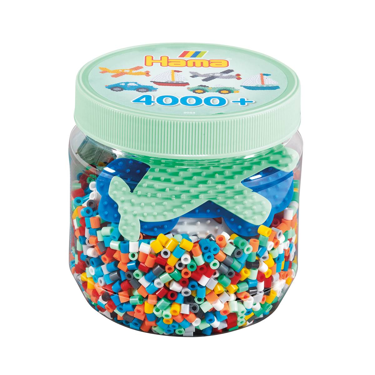 Hama Transport Beads and Pegboards Tub