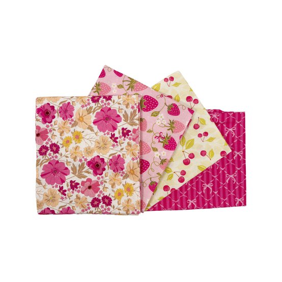 Sweet Bloom Cotton Fat Quarters 4 Pack