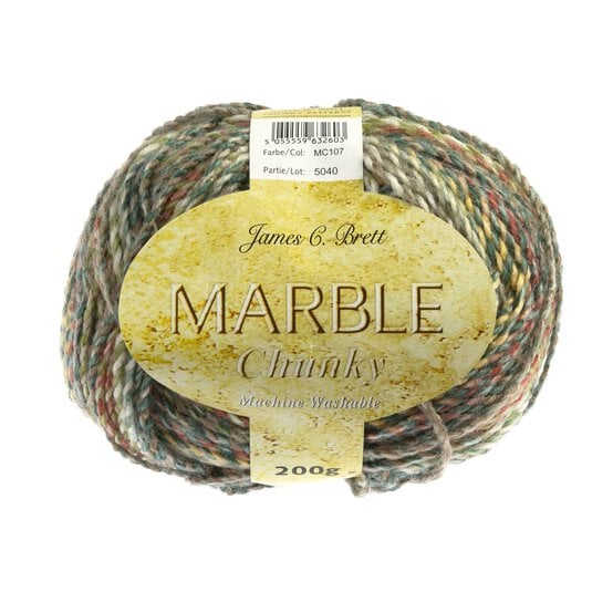 James C Brett Forest Floor Marble Chunky Yarn 200g