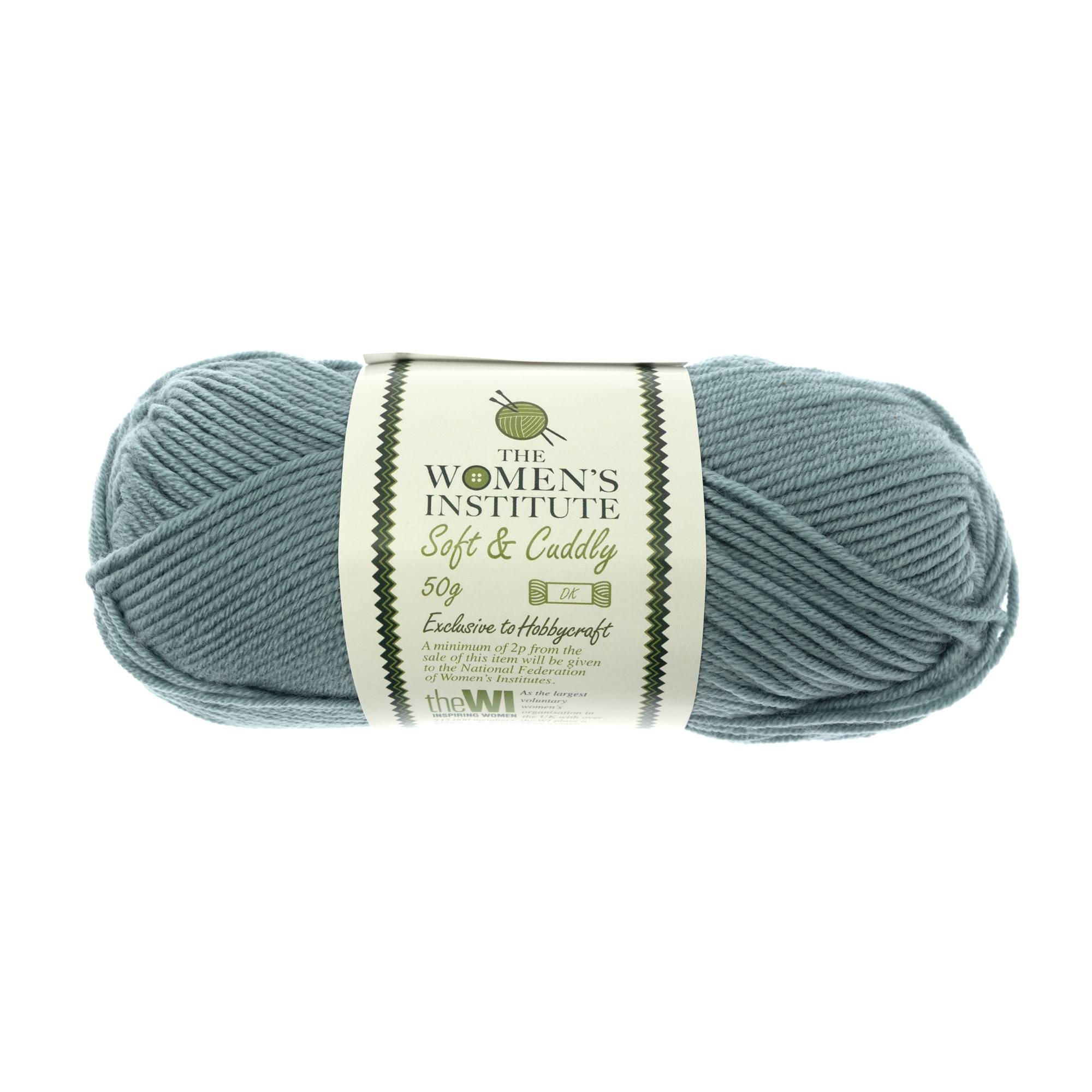 Women's Institute Sea Blue Soft and Cuddly DK Yarn 50g