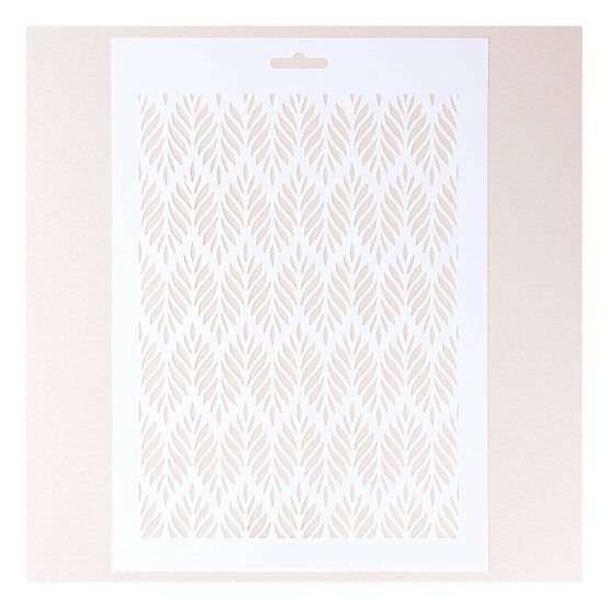 Leaf Pattern Stencil 21cm x 29cm