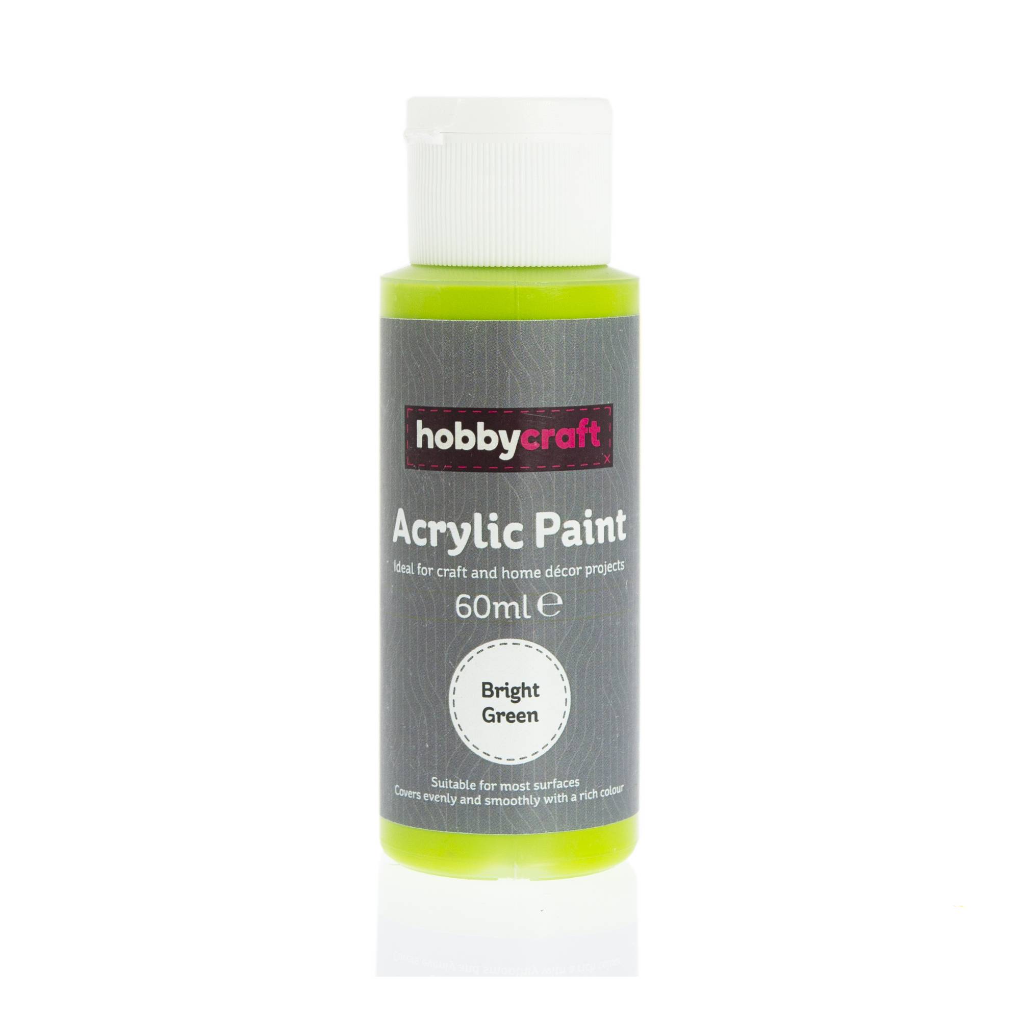 Bright Green Acrylic Craft Paint 60ml