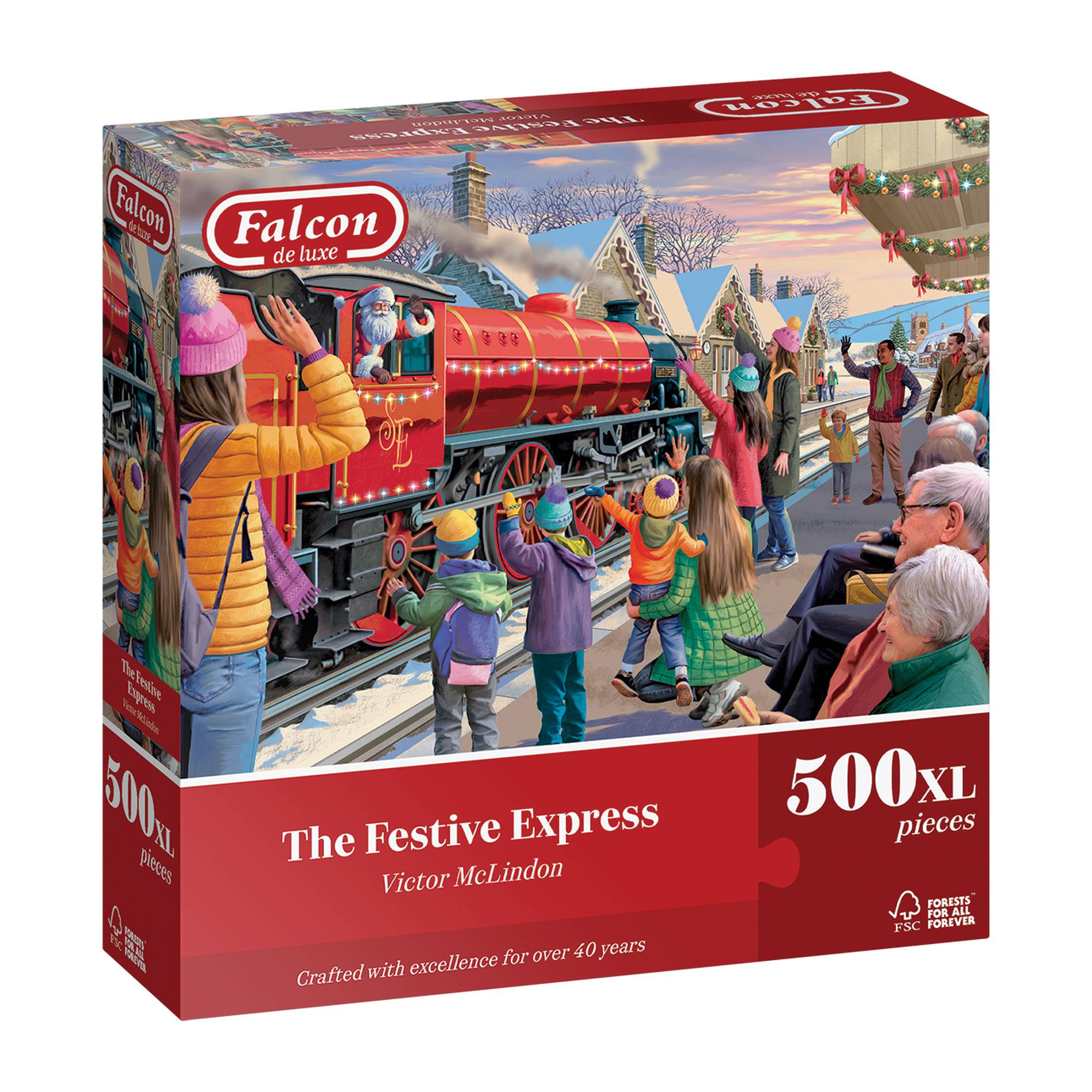 Falcon Festive Express Jigsaw Puzzle 500 XL Pieces
