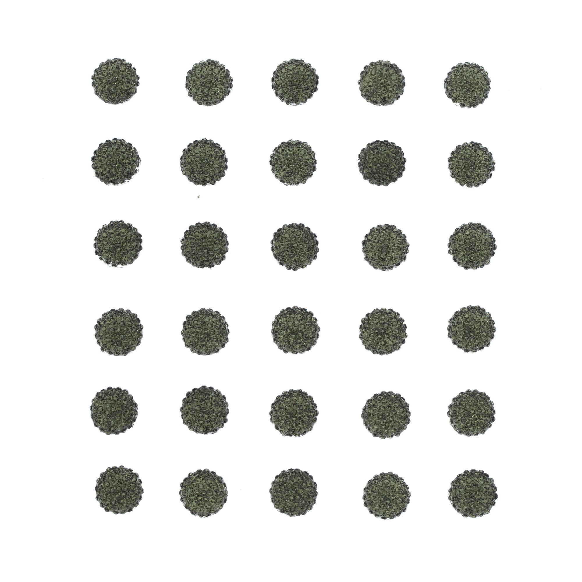 Black Cluster Gem Stickers 30 Pack