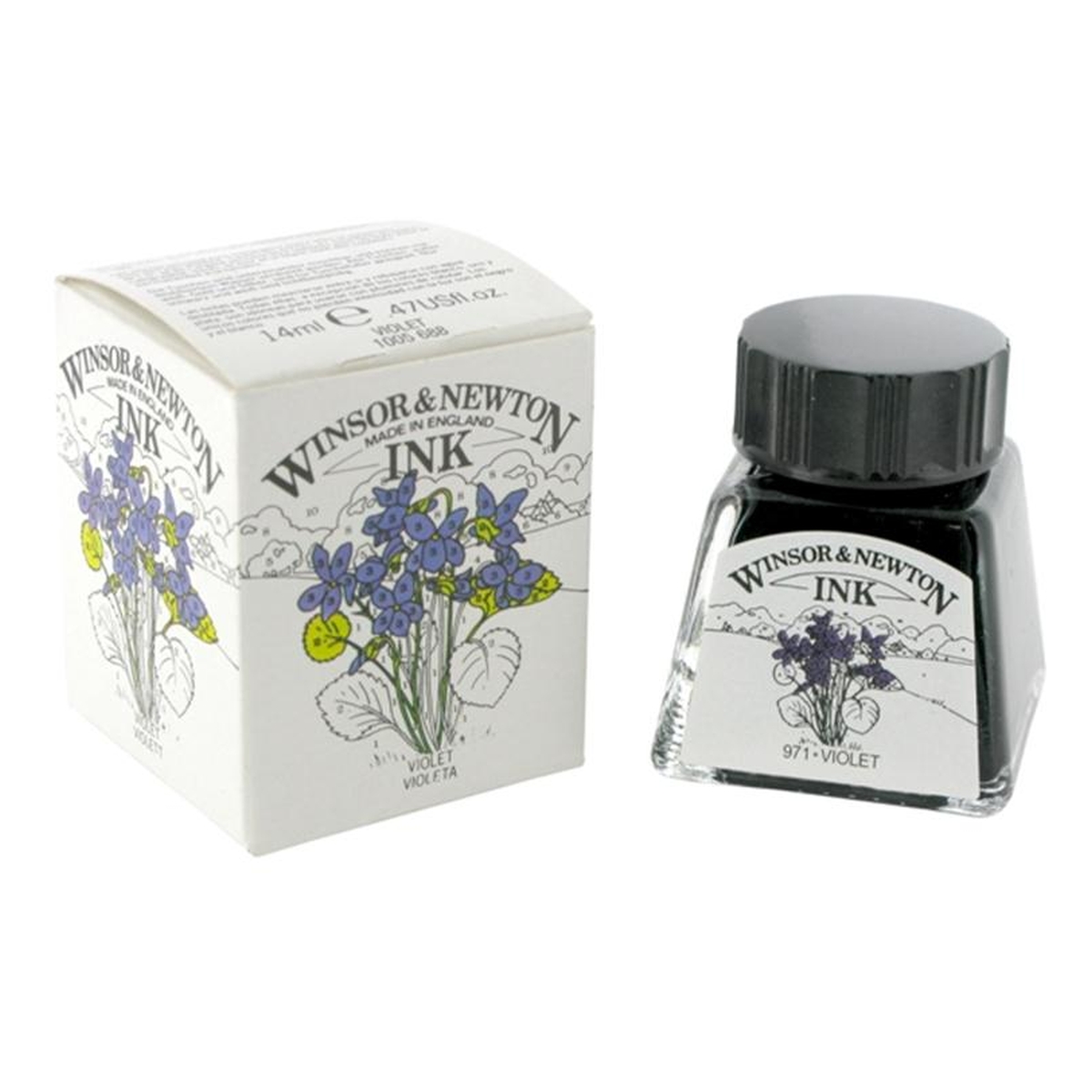 Winsor & Newton Violet Drawing Ink 14ml