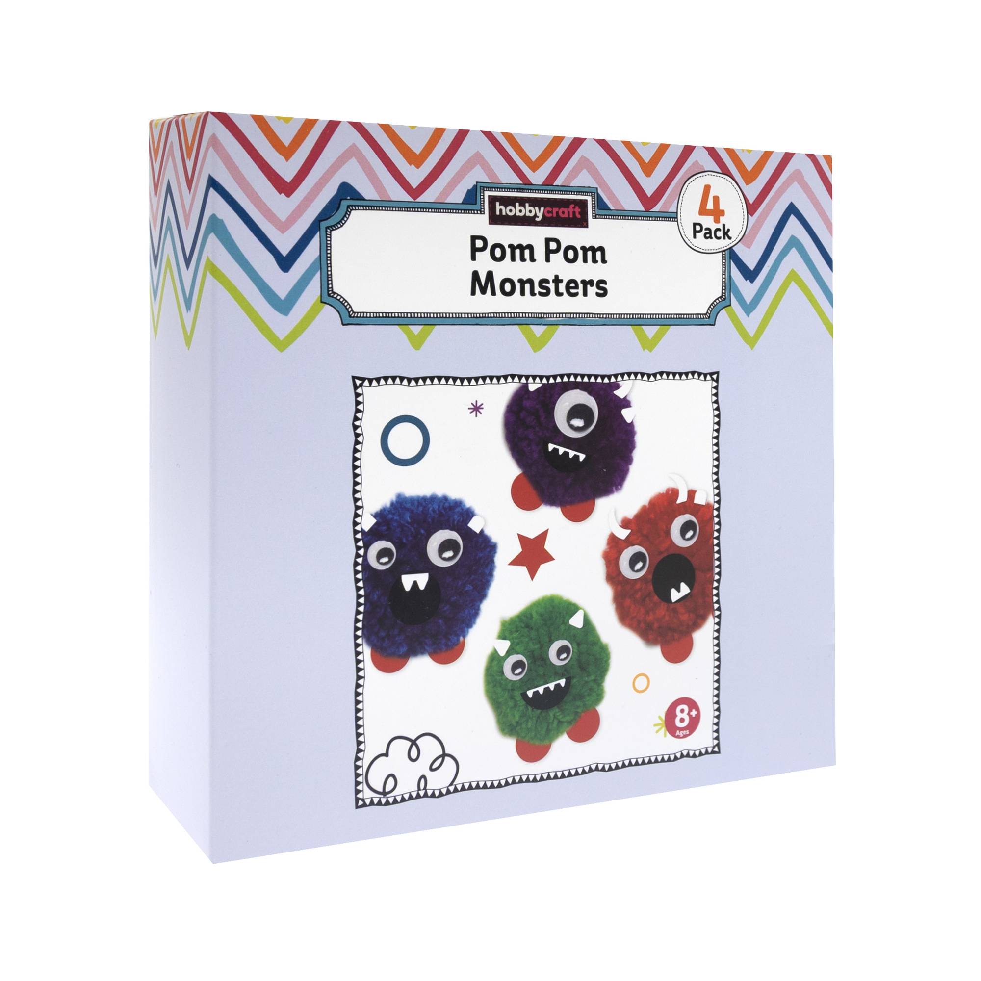 Make Your Own Pom Pom Monsters Kit