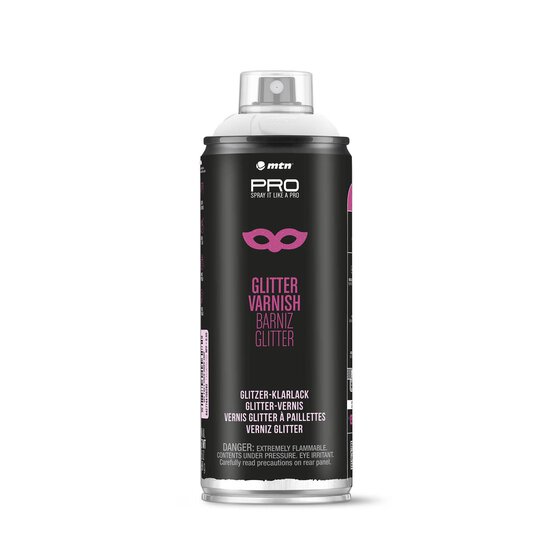 MTN PRO Silver Glitter Varnish 400ml