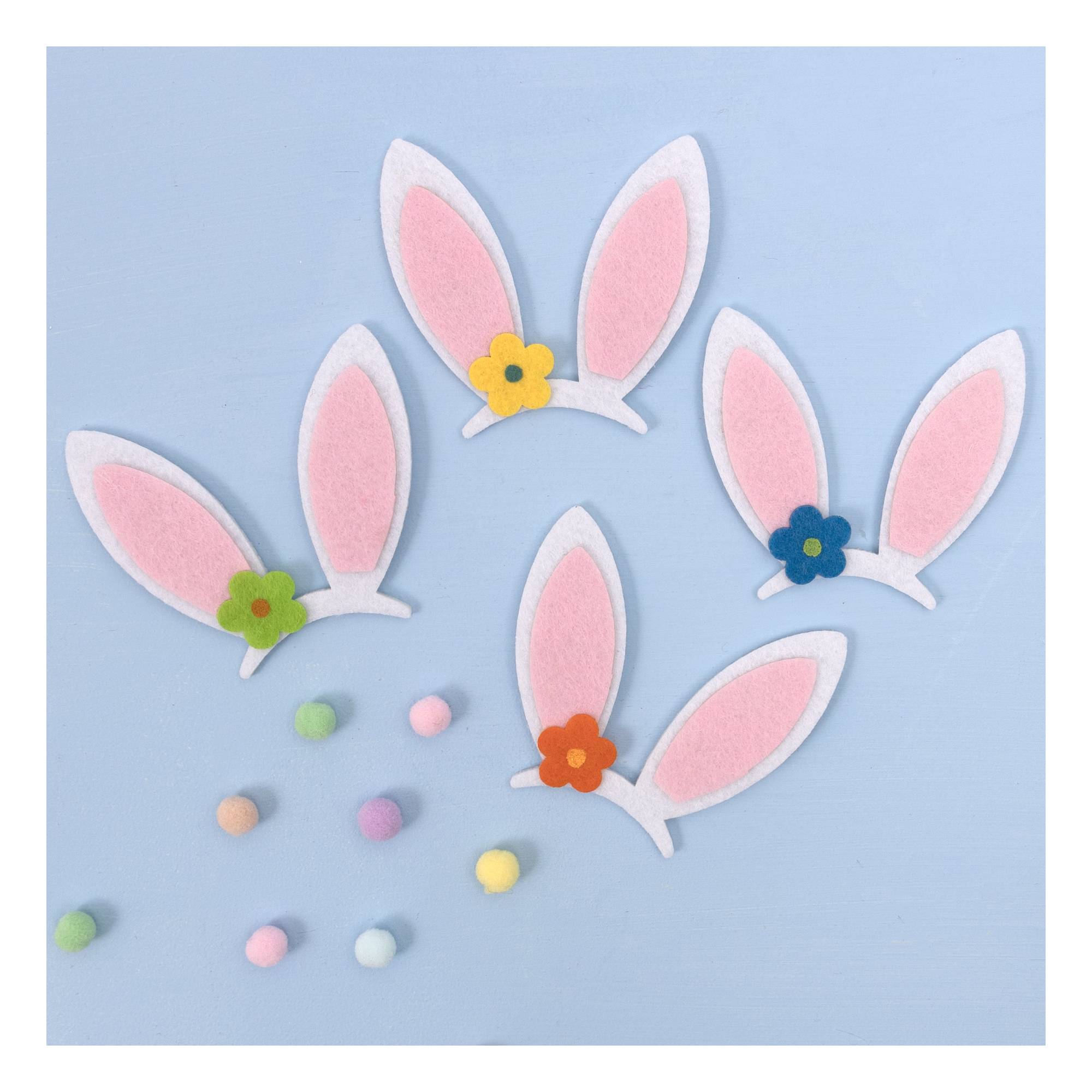 Felt Bunny Ears 4 Pack