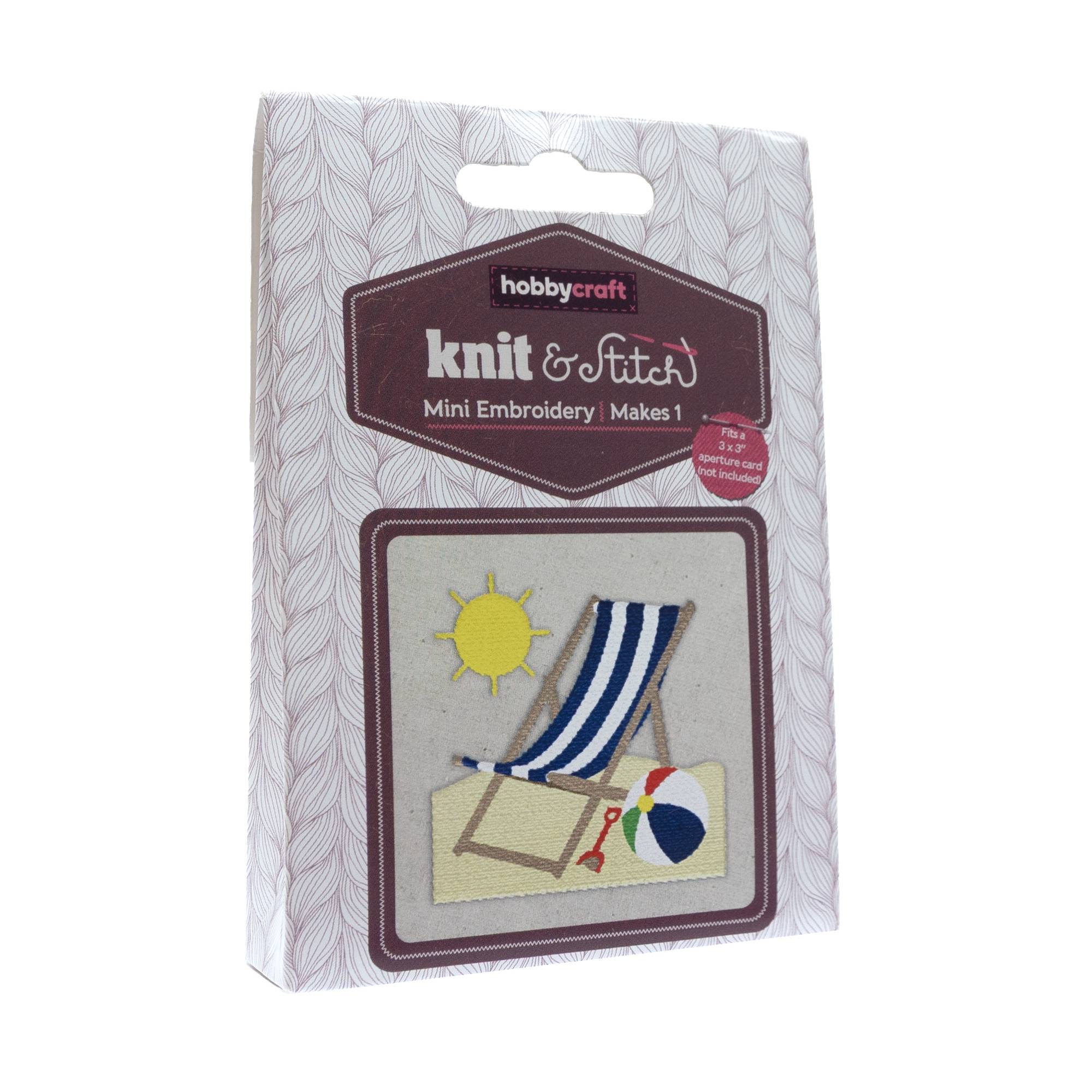 Mini Deckchair Embroidery Kit