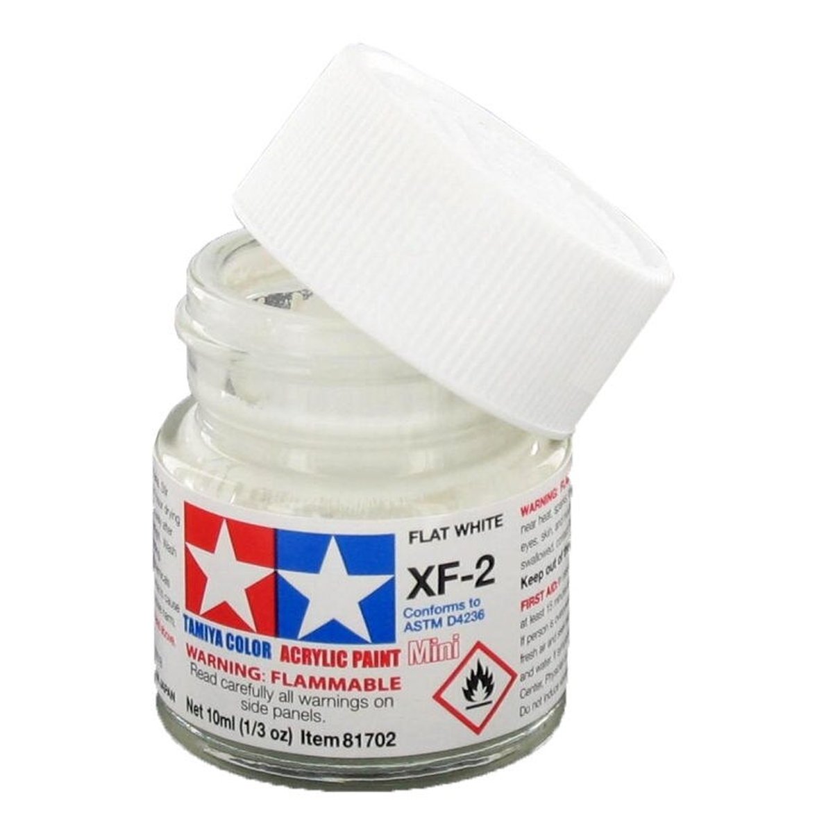 Tamiya Colour Acrylic Paint XF-2 Flat White 10ml