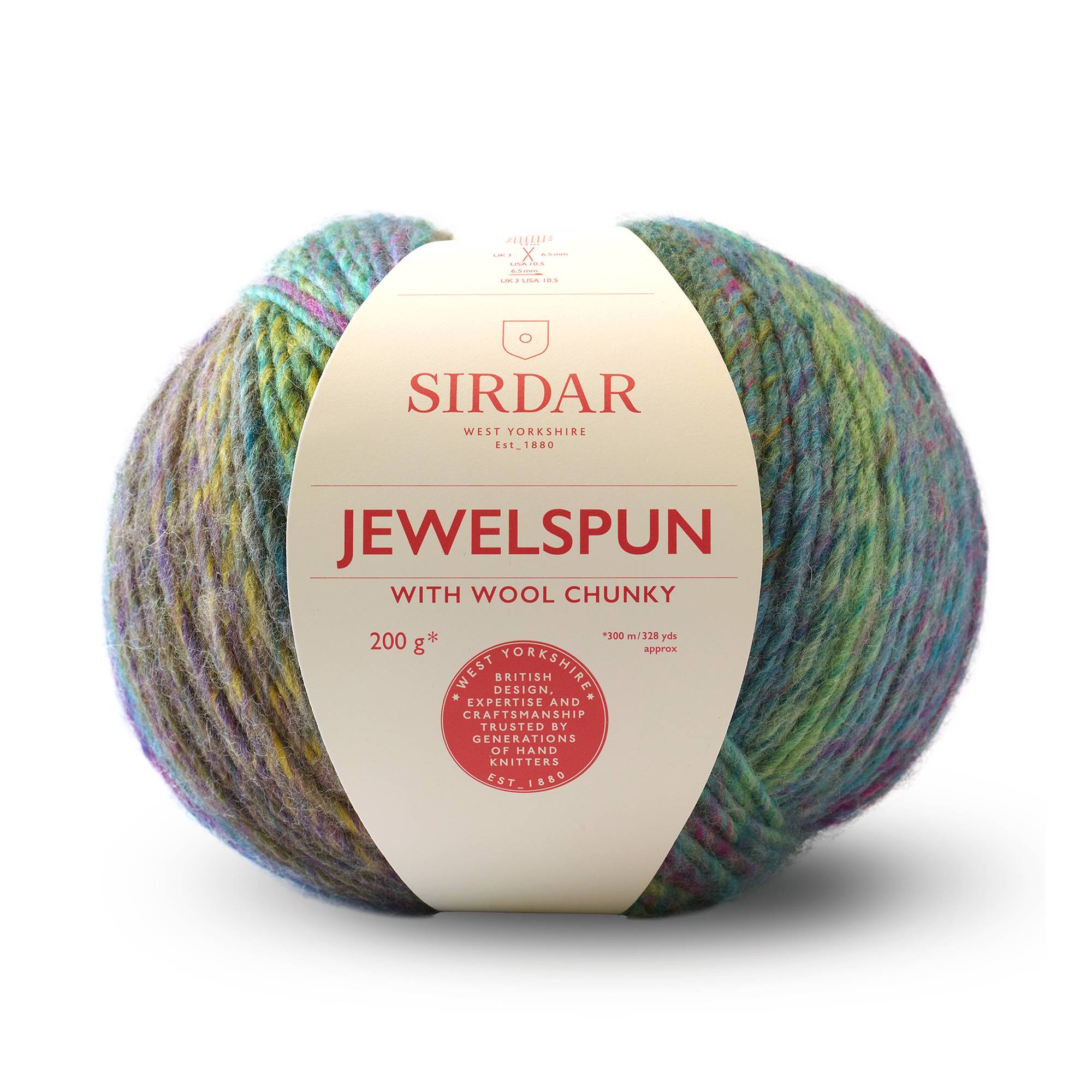 Sirdar Emerald Shore Jewelspun with Wool Chunky Yarn 200g