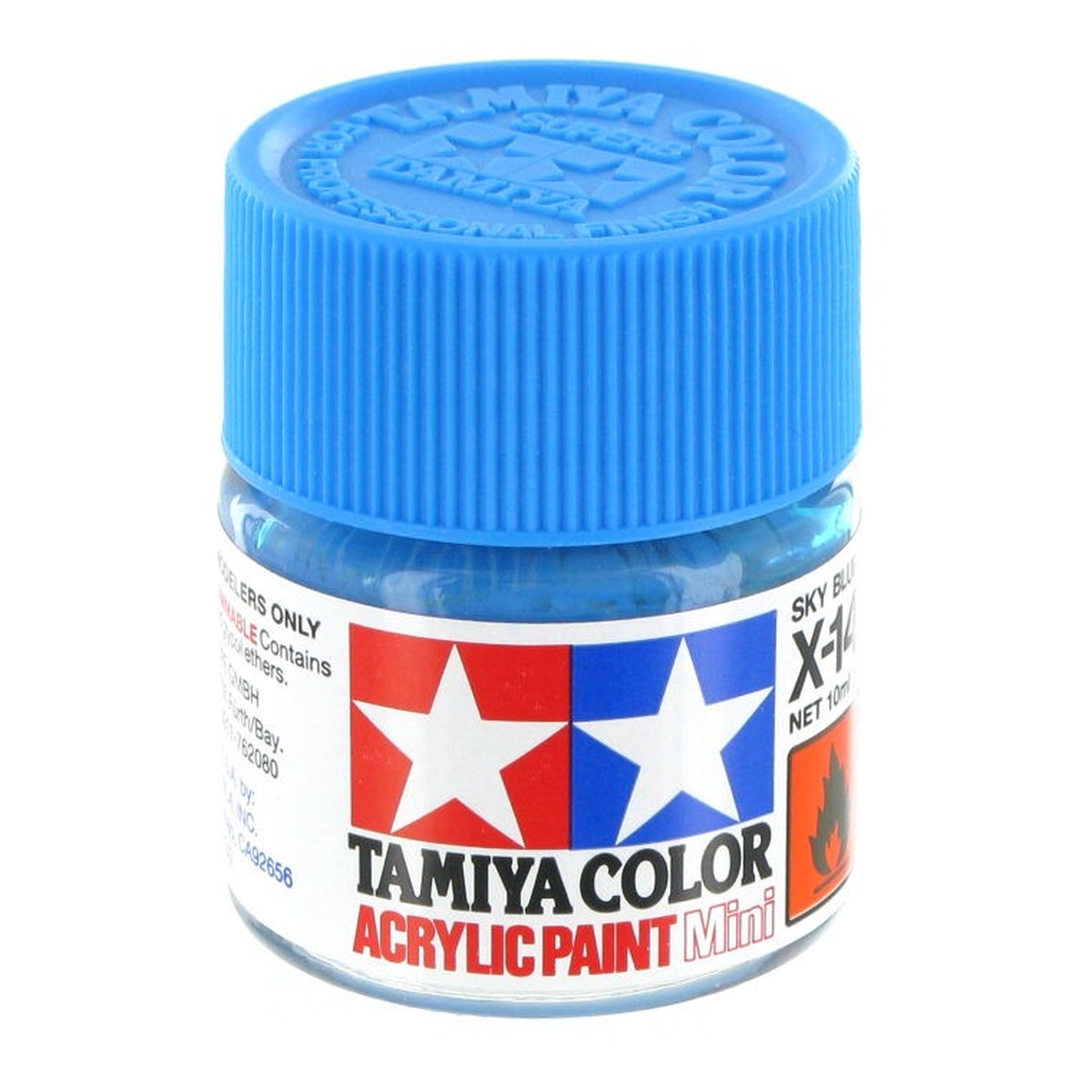 Tamiya Colour Acrylic Paint X-14 Sky Blue 10ml