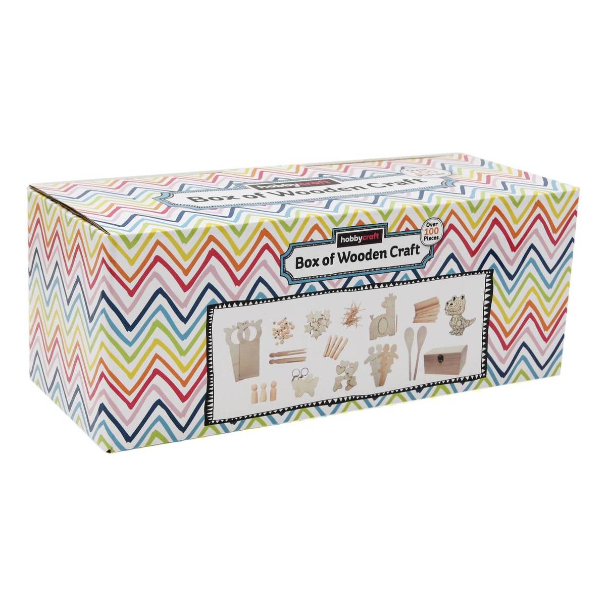 Hobbycraft Box of Wooden Craft