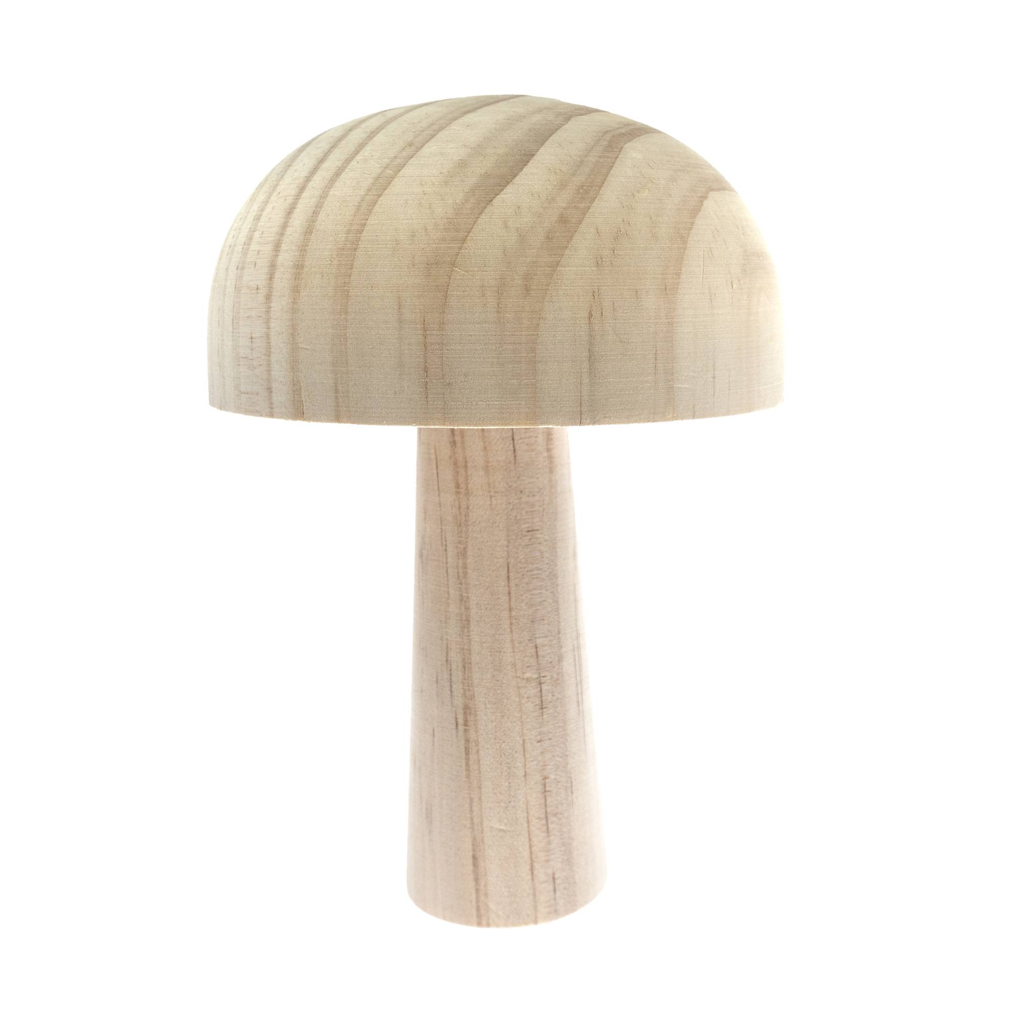 Wooden Toadstool 13cm
