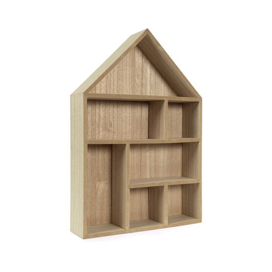 Wooden House Shelf 30cm x 45cm x 8cm