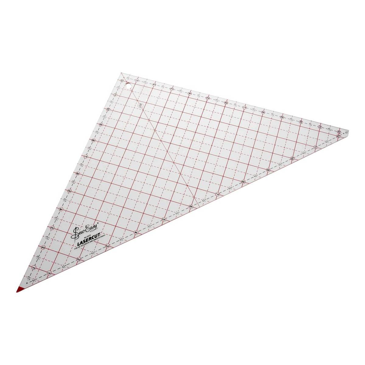 Sew Easy Patchwork Triangle Template 12.5 Inches