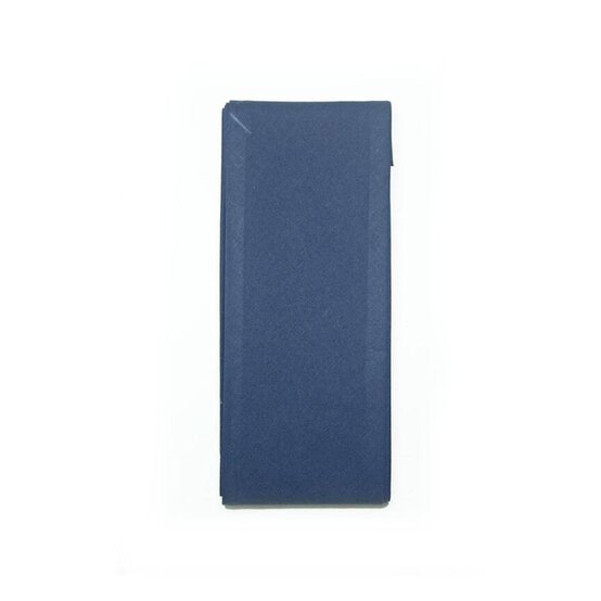 Navy Poly Cotton Bias Binding 50mm x 2.5m