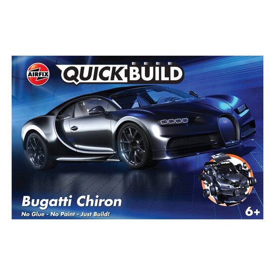 Airfix Quickbuild Black Bugatti Chiron Model Kit