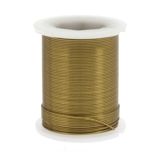 Gold 24 Gauge Beading Wire 20m