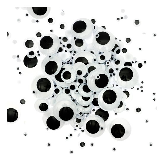 Black and White Googly Eyes Jar 1000 Pack