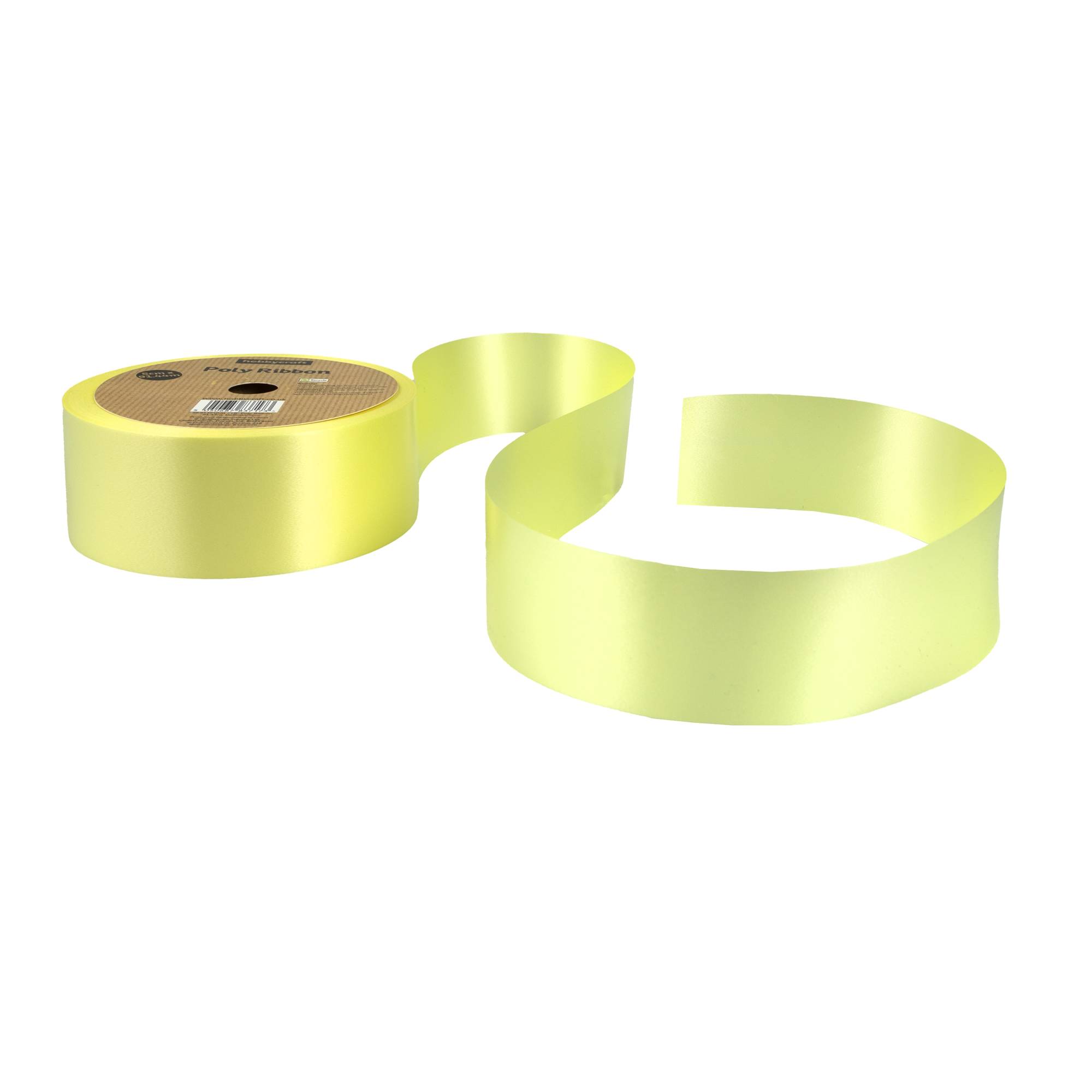 Daffodil Poly Ribbon 5cm x 91m