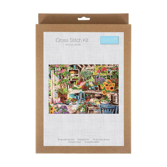 Trimits Gardener's Paradise XL Cross Stitch Kit 58cm x 43cm