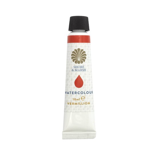 Shore & Marsh Vermillion Watercolour Paint 10ml