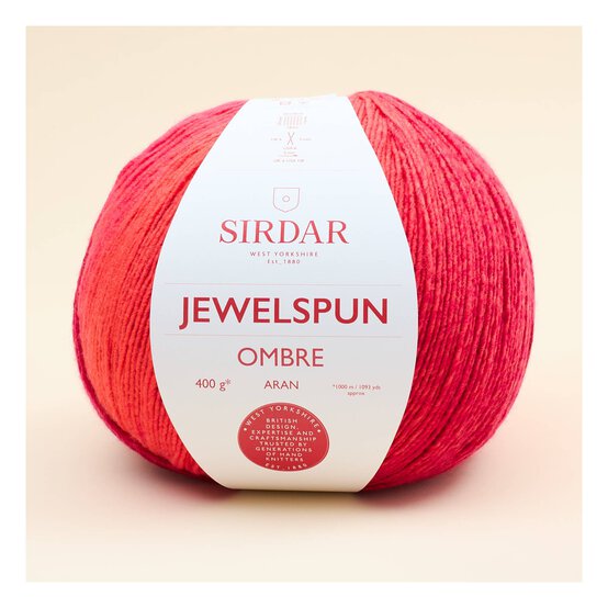 Sirdar Crimson Jewelspun Aran Ombre 400g