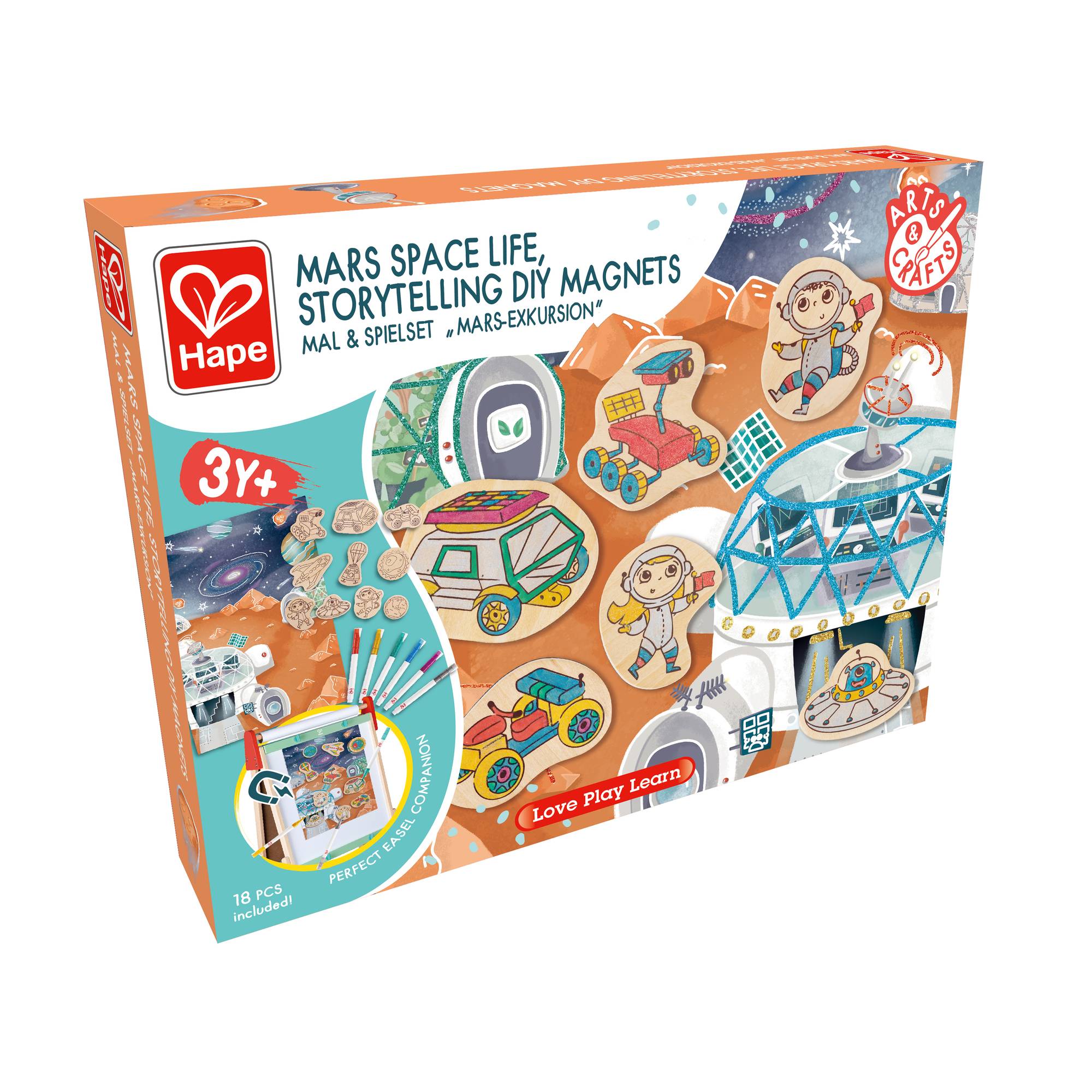 Hape Mars Space Life Storytelling DIY Magnets
