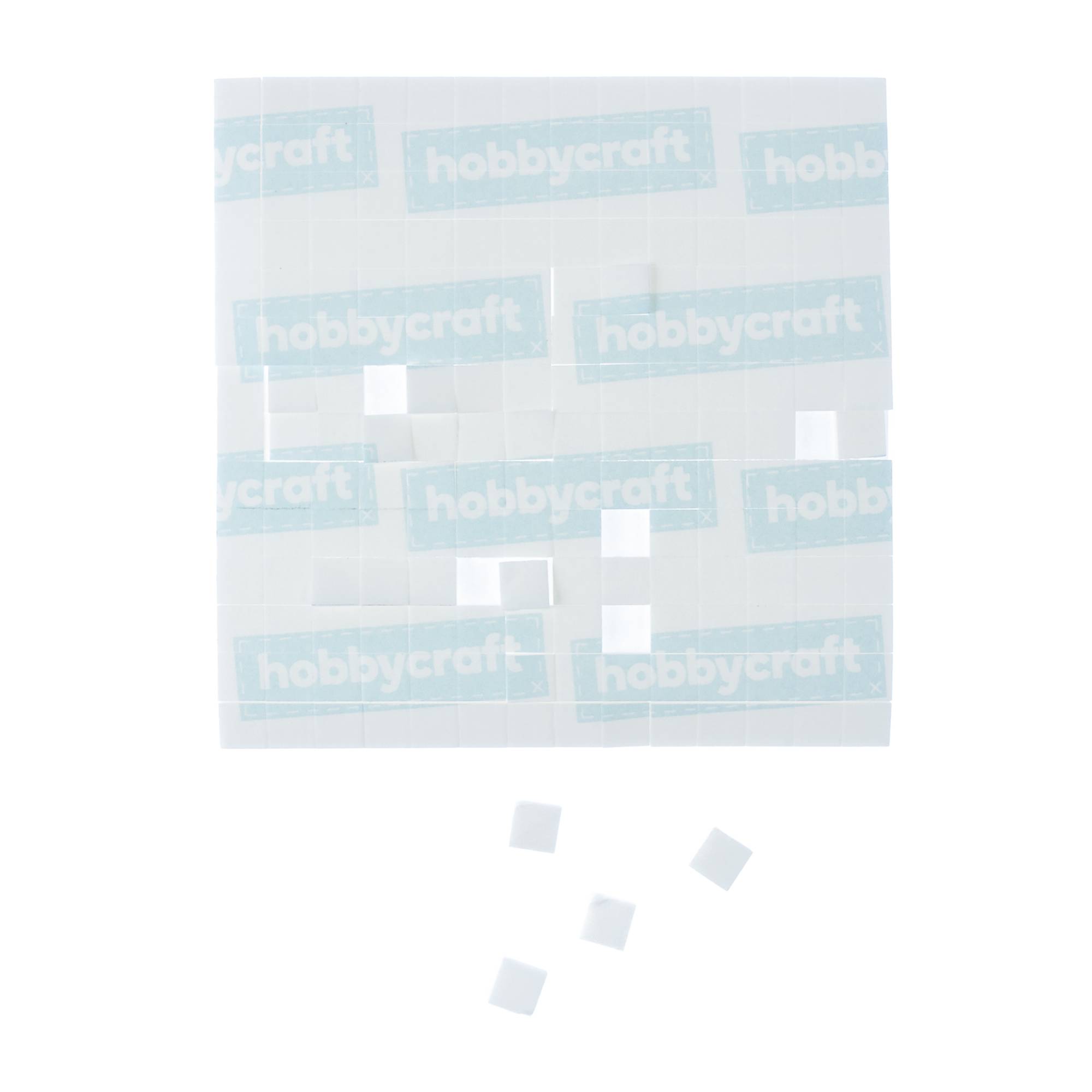 Adhesive Foam Pads 7mm x 7mm x 2mm 196 Pack