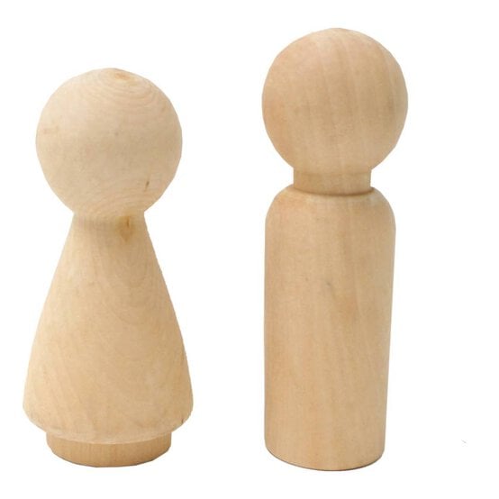 Decorate Your Own Wooden Figures 2 Pack