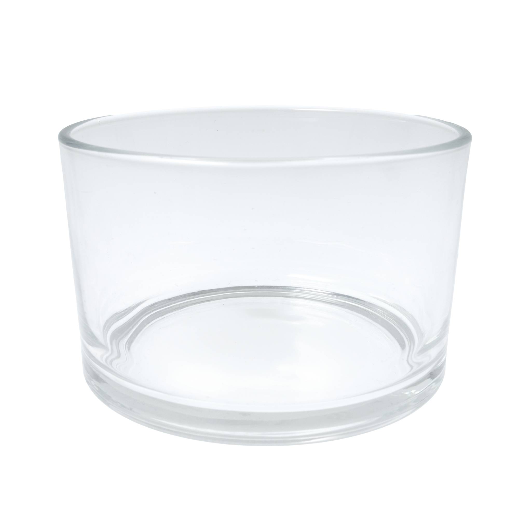 Clear Glass Candle Making Jar 12.5cm x 8cm