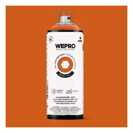 MTN WEPRO Spritz Orange Matte All-Purpose Paint 400ml
