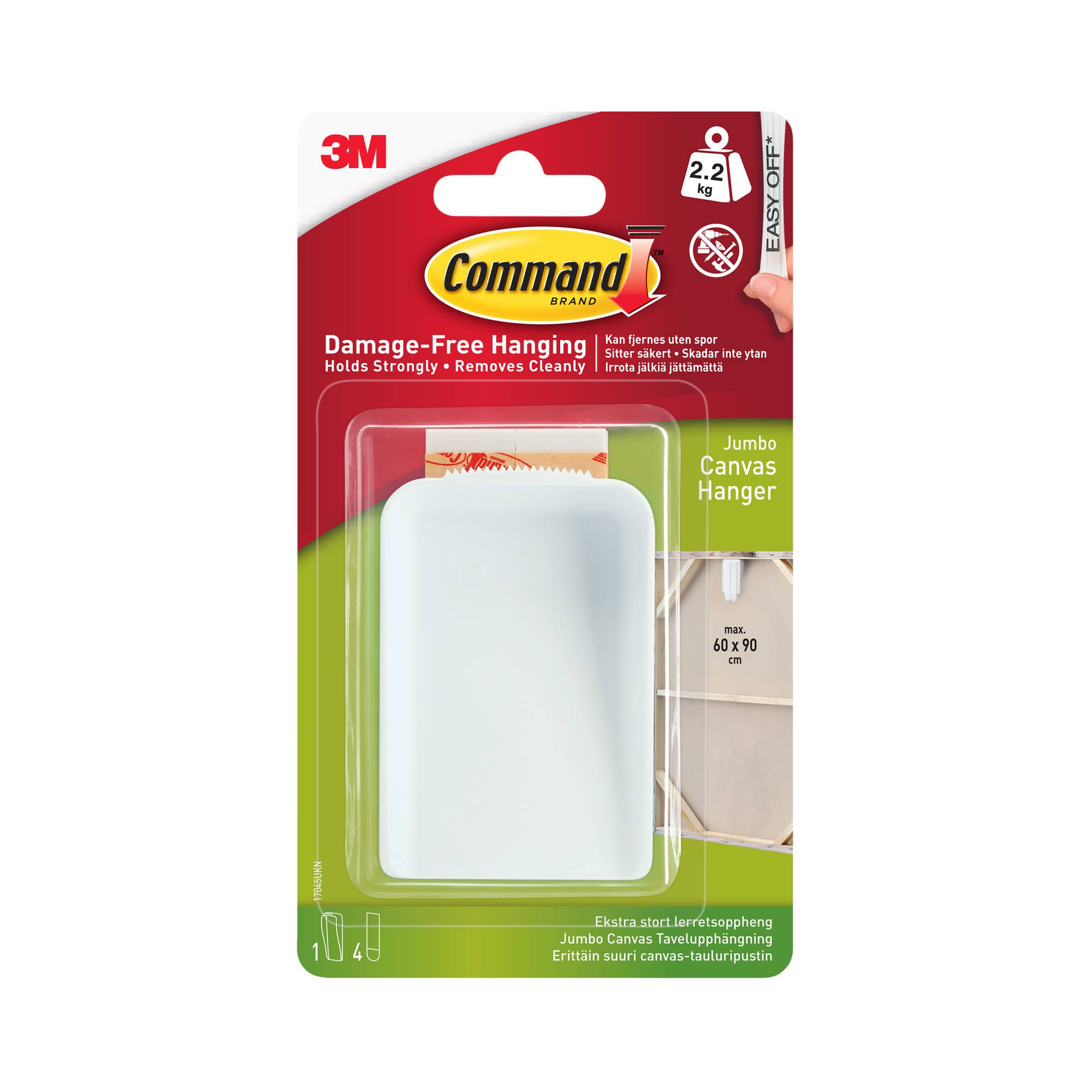 Command Jumbo Canvas Hanger