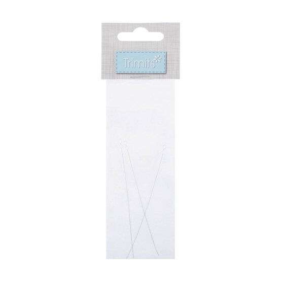 Big Eye Beading Needles 8cm 3 Pack