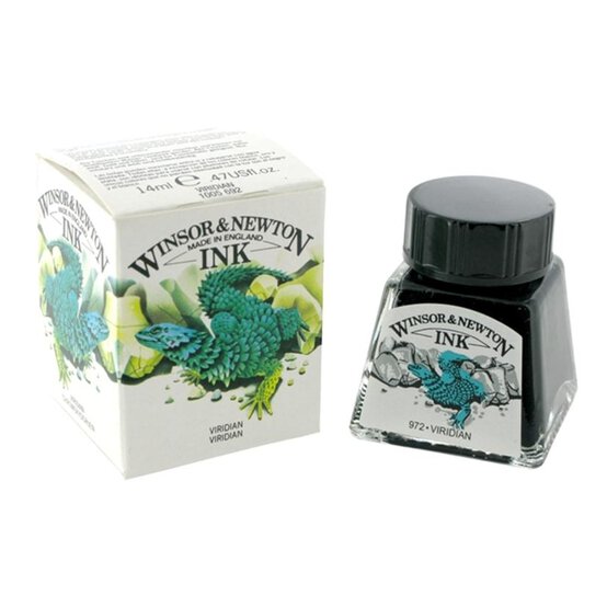 Winsor & Newton Viridian Drawing Ink 14ml