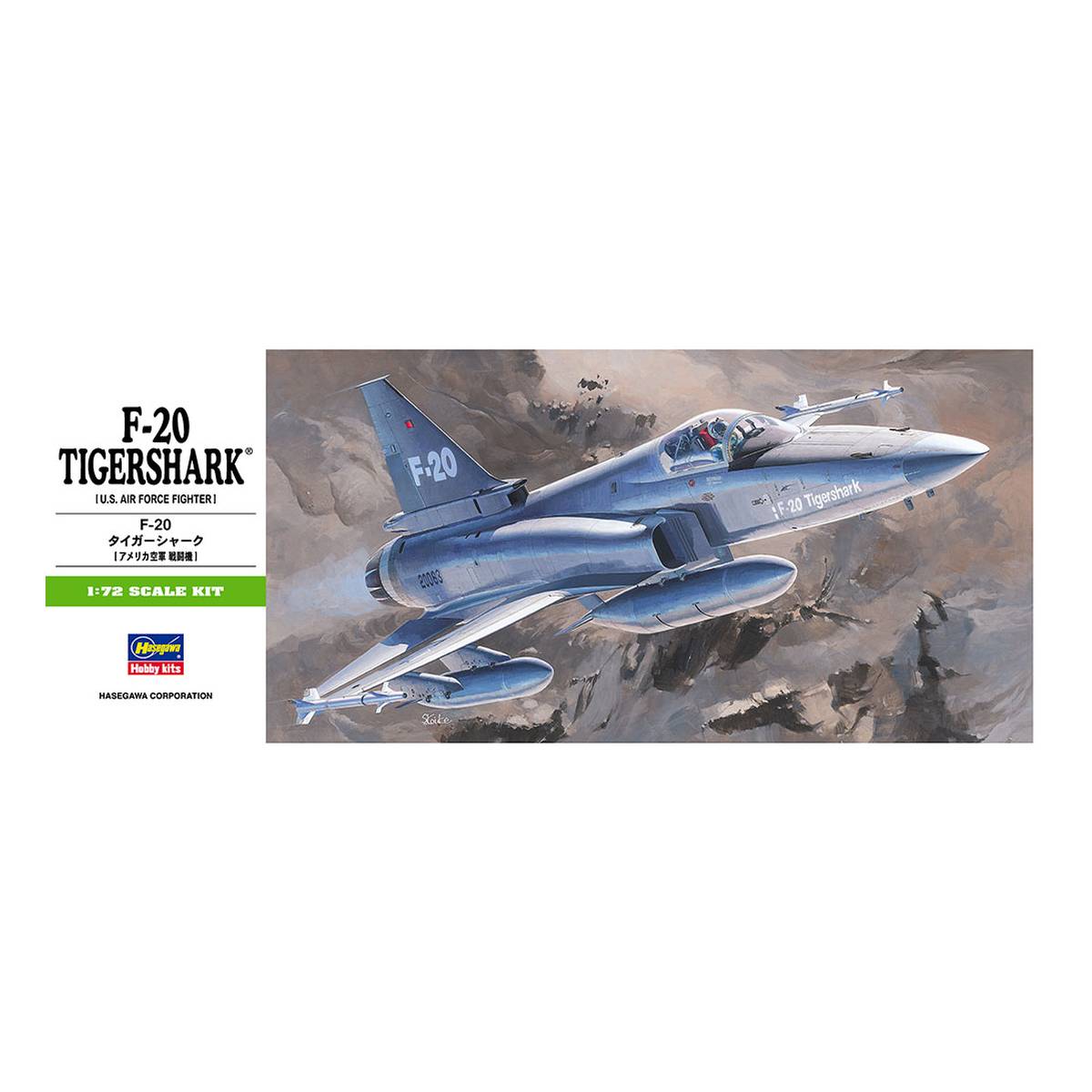 Hasegawa F-20 Tigershark Model Kit 1:72