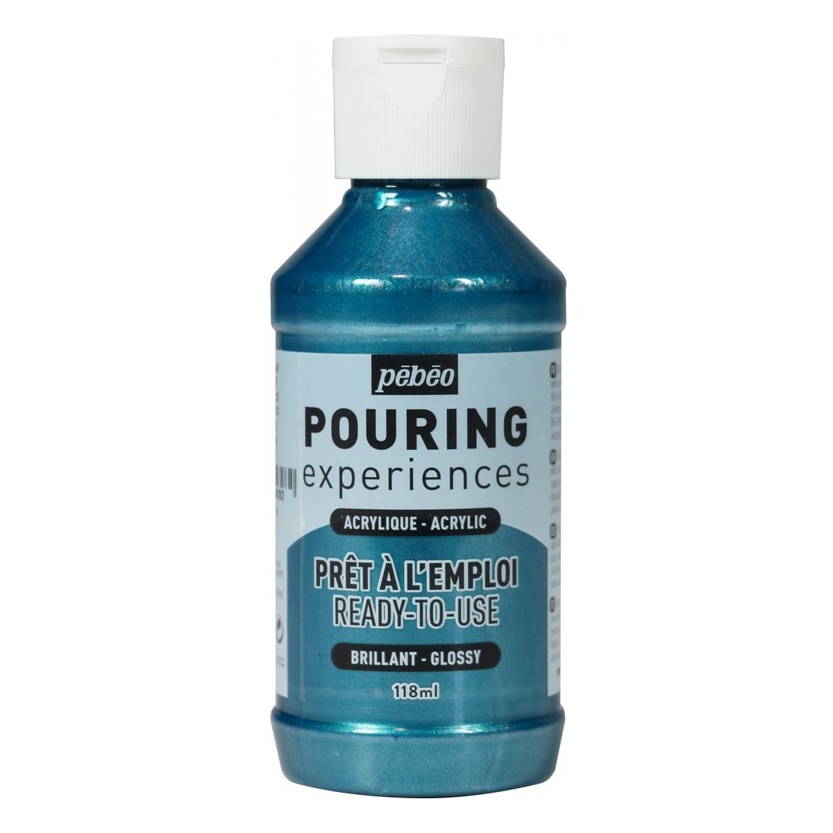 Pebeo Metallic Cobalt Blue Pouring Experiences Acrylic 118ml
