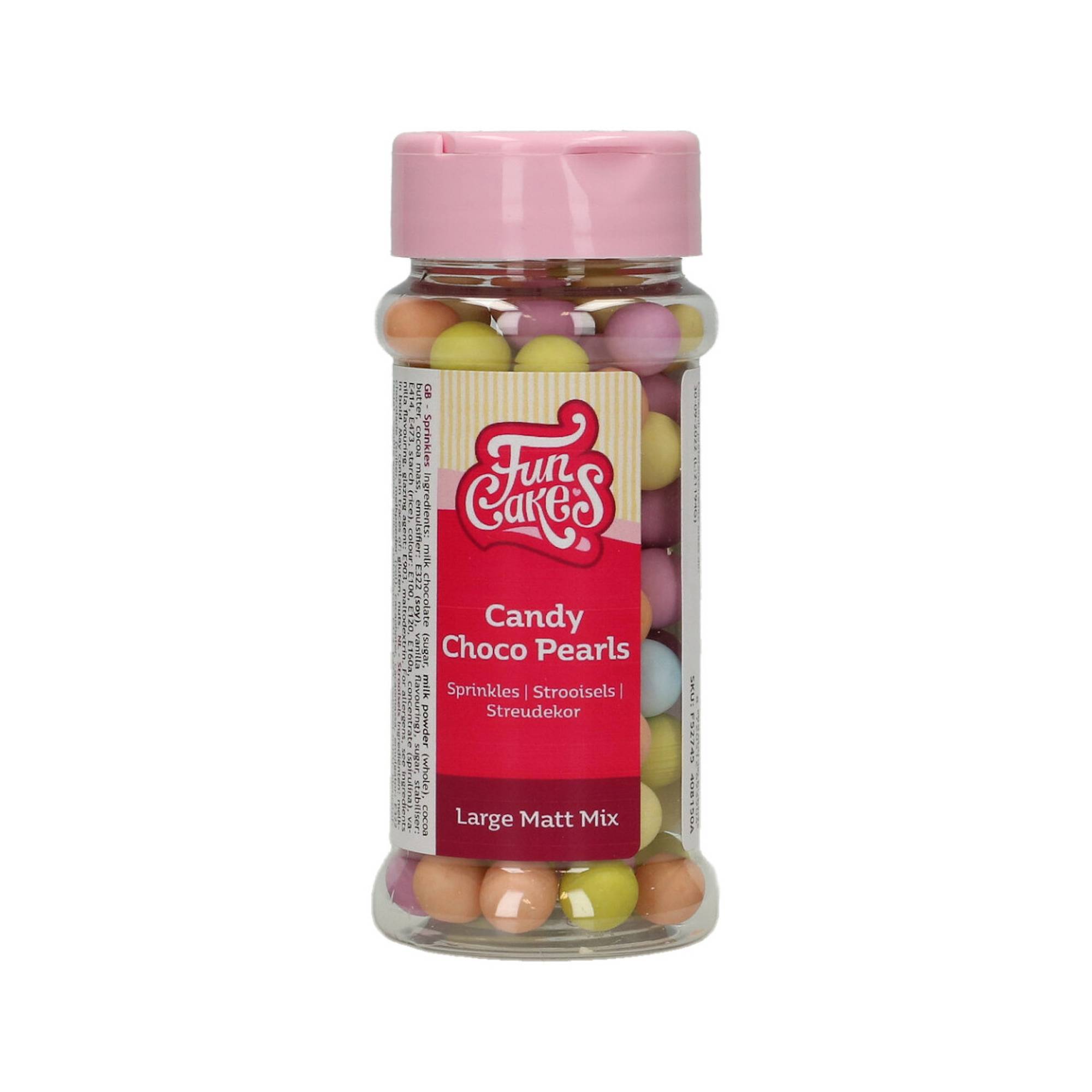 FunCakes Mixed Pastel Choco Pearls 70g