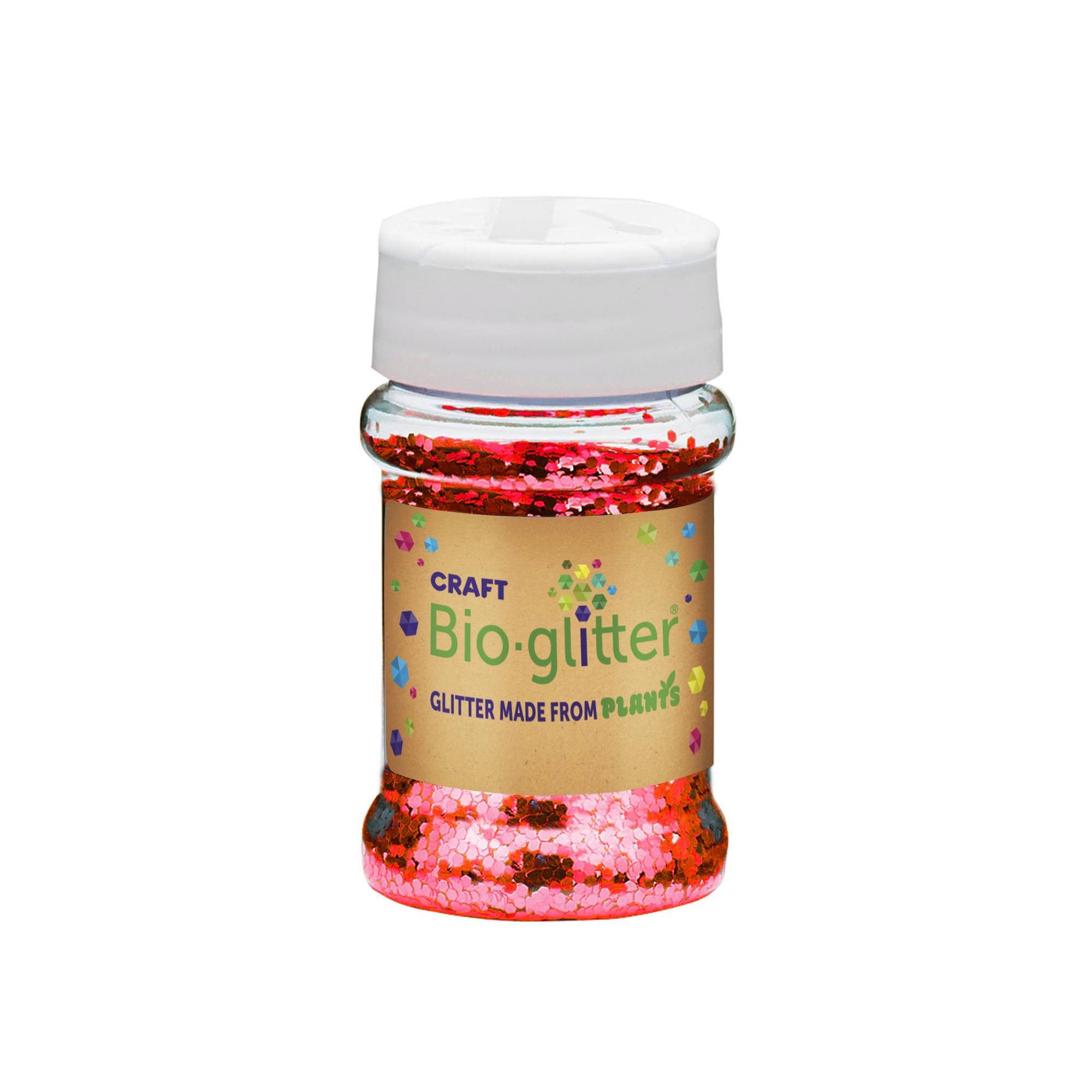 Red Craft Bioglitter Shaker 40g