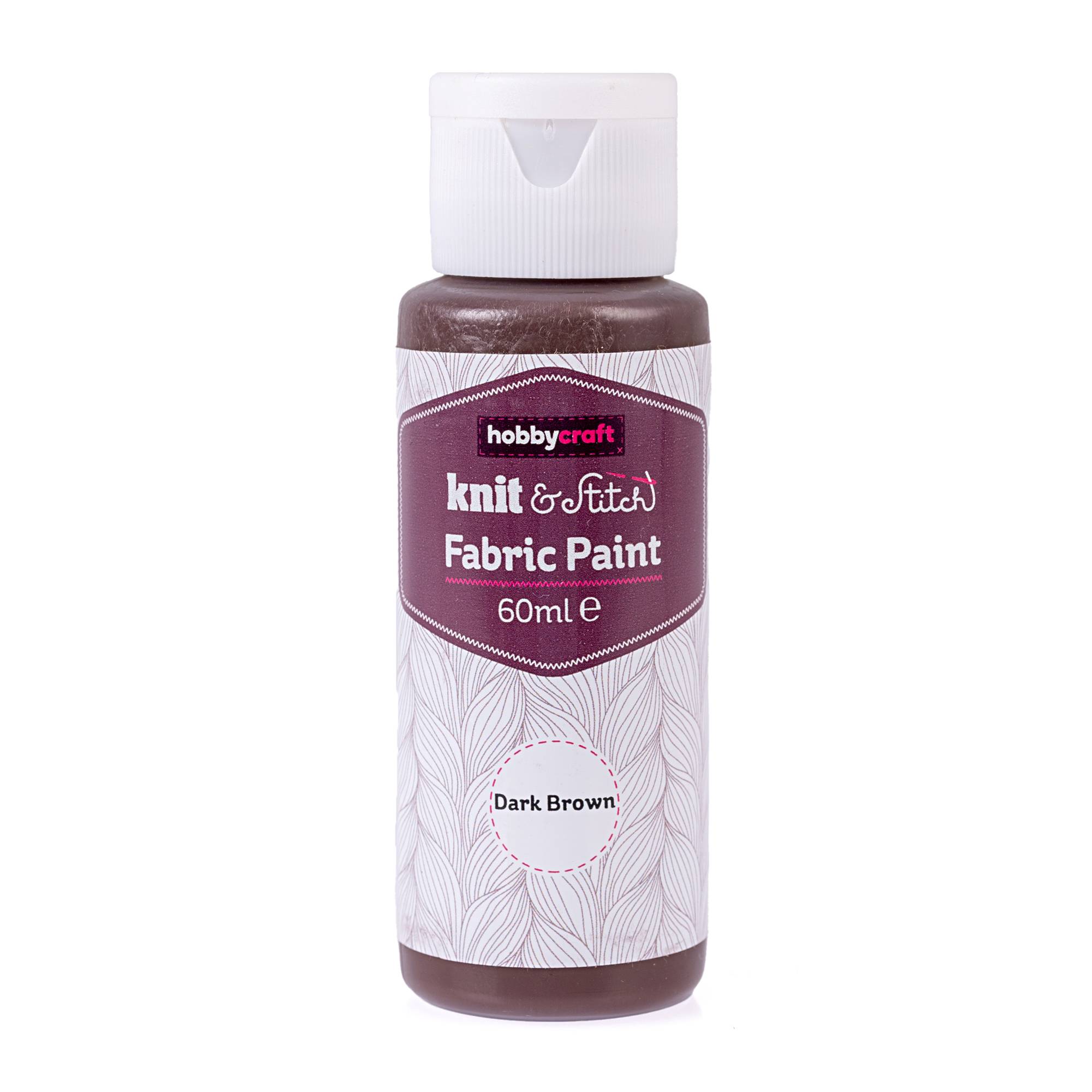 Dark Brown Fabric Paint 60ml